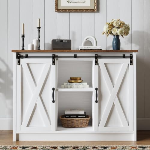 Farmhouse Buffet Cabinet with Storage