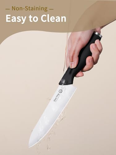 Ceramic Knife Set for Kitchen with Sheath