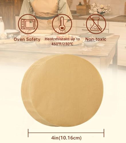 Unbleached Parchment Paper Rounds