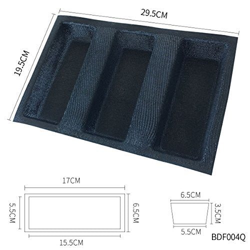 Silicone Bread Forms Square English Bread Molds Silicone Coated Fiber Glass Mesh Sheets For Rectangle Bread