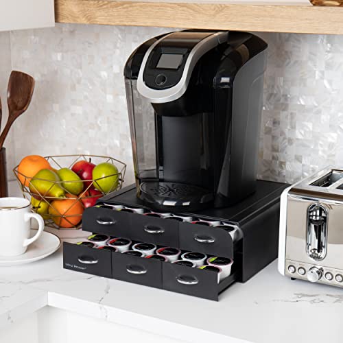 Single Serve Coffee Pod Organizer with 3 Drawers