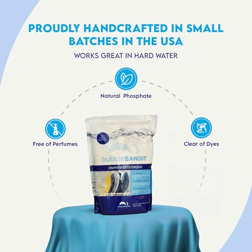 Dishwasher Powder Detergent with Phosphate. The Best Dishwasher Detergent for Spotless Dishes in Hard Water! ALL