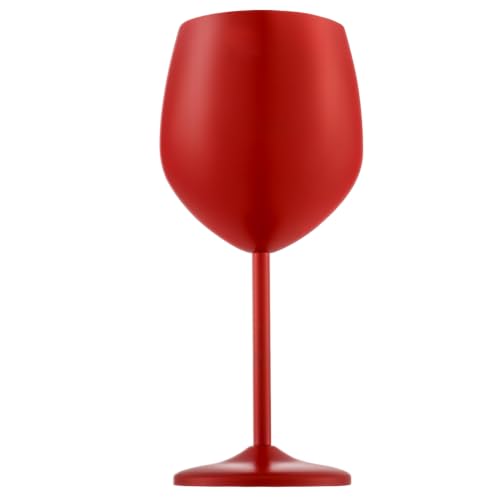 17oz Unbreakable Stainless Steel Wine Glasses