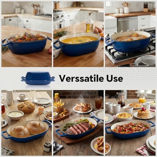 Enamel Cast Iron Bread Pan Loaf Pan COLOR