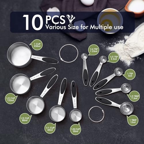 Stainless steel Measuring Cups and Spoon Set