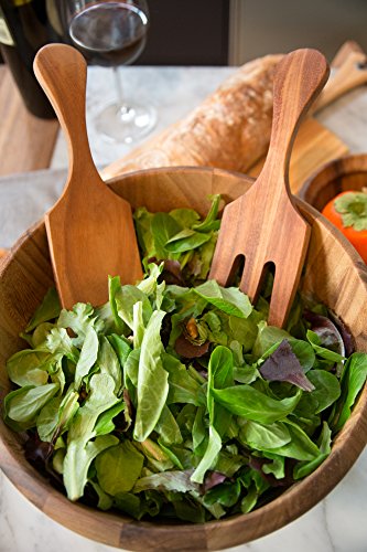 Acacia Wood Salad Bowl