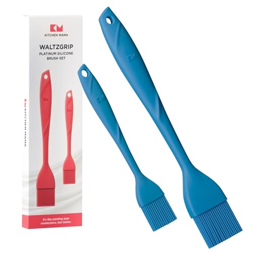 WaltzGrip Platinum Silicone Basting Pastry Brush Set of 2