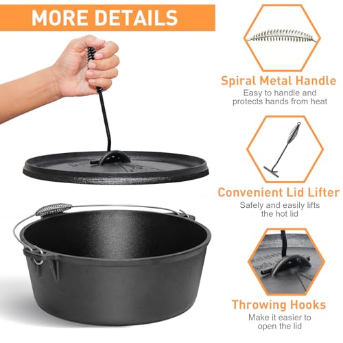 Camping Dutch Oven (12 Qt)