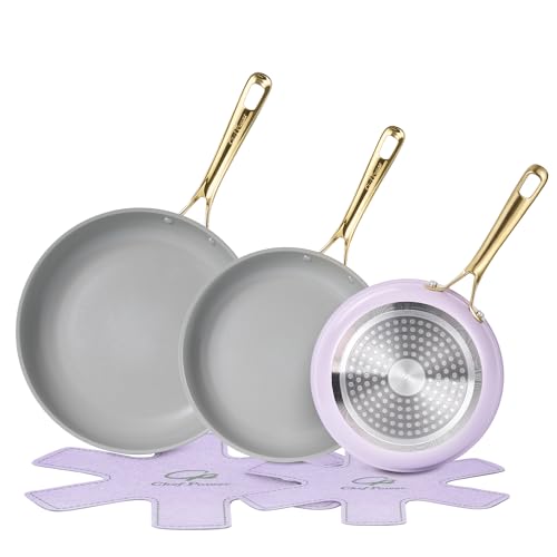 Ceramic Frying Pan 8" (Light Purple)