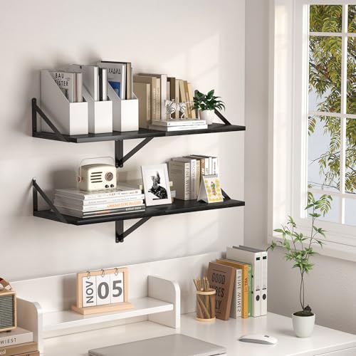 12 Inch Deep Floating Shelves with Bracket