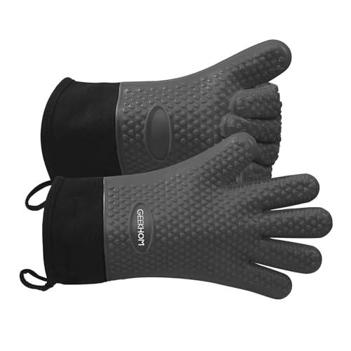 BBQ Gloves Grilling Gloves Heat Resistant Oven Gloves