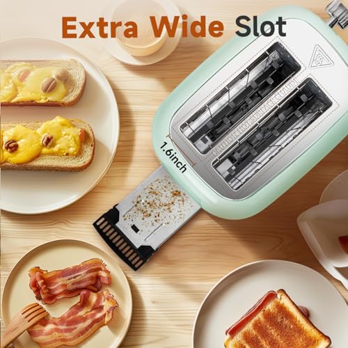 2 Slice Retro Toaster Stainless Steel
