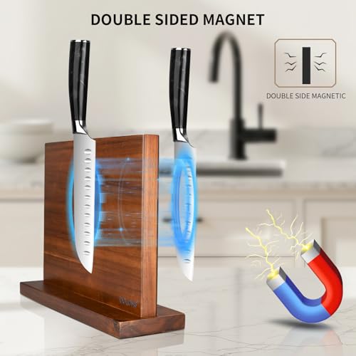 Magnetic Knife Block (Brown)