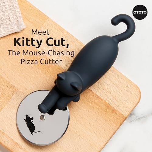 NEW Kitty Cut Pizza Cutter Wheel by OTOTO