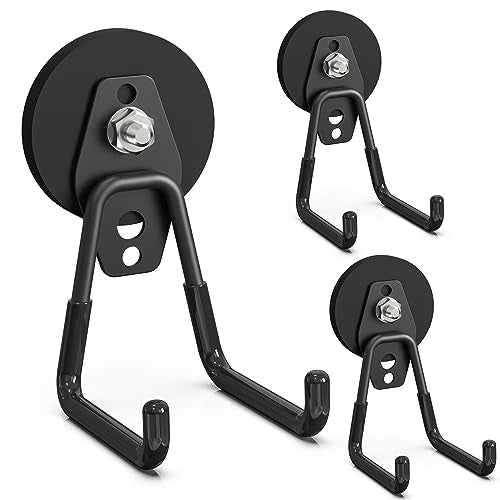 Heavy Duty Storage Magnetic Utility Hooks Large Garage Magnet Hooks with Anti