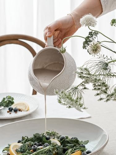 Gravy Boat with Ladle and Saucer Stand 24oz (24 Ounces)