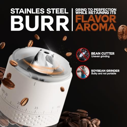 Burr Coffee Grinder (Blush Beige)