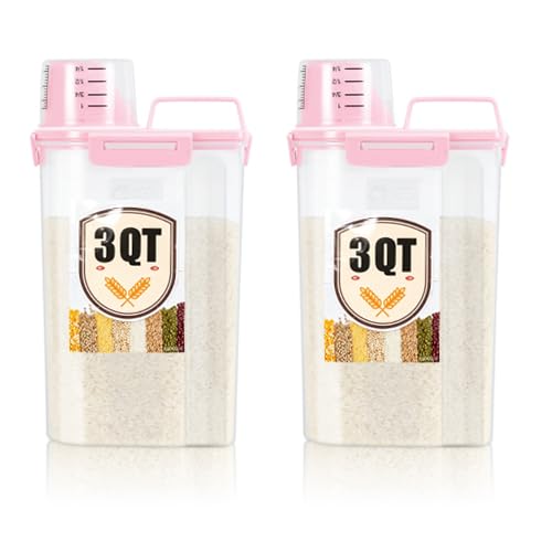 Rice Container 2 Pack 5 Lbs