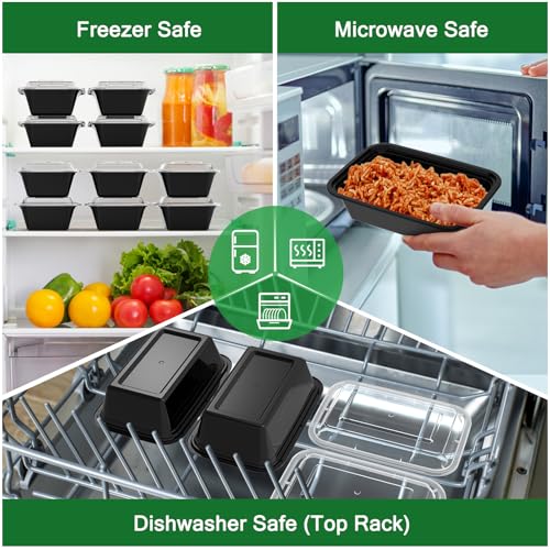 Meal Prep Containers with Lids 24 oz