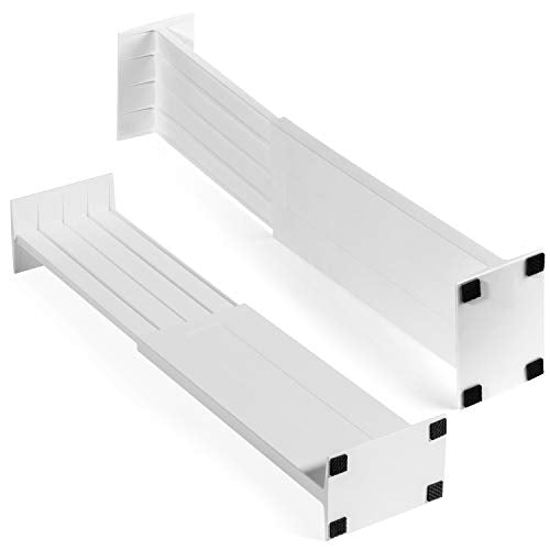 Dial Industries Adjustable Dresser Drawer Organizer Dividers