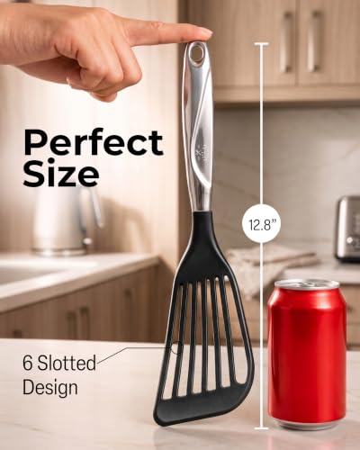 Fish Turner Flexible Slotted Spatula