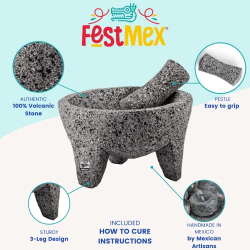 Genuine Handmade Mexican Mortar and Pestle (Pestle Replacement)