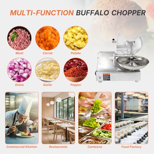 Multifunction MeatBowl Cutter Mixer and Buffalo Chopper FoodProcessor