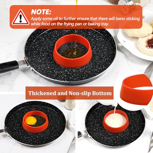 Silicone English Muffin Rings