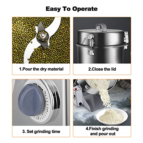 Electric Grain Grinder 800g