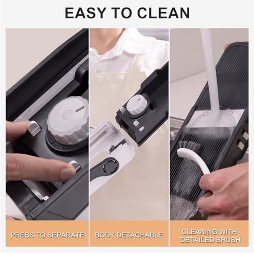 Safe Mandoline Slicer Pro (4th Gen Gray)