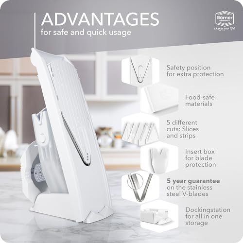 Mandoline Slicer V1 (3. Pro / White)