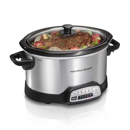 Programmable Slow Cooker With Flexible Easy Programming
