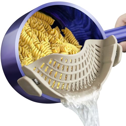Clip On Strainer Silicone for All Pots and Pans