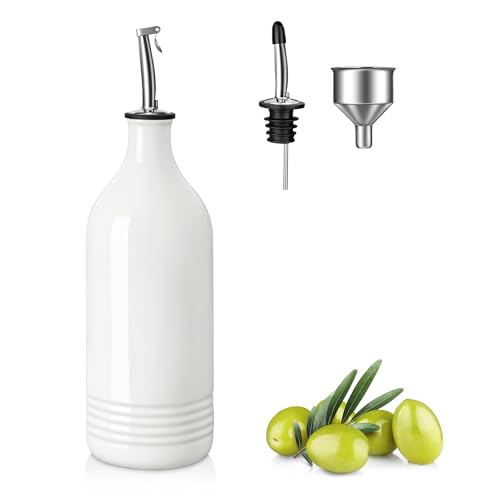 Ceramic Olive Oil Dispenser Bottle