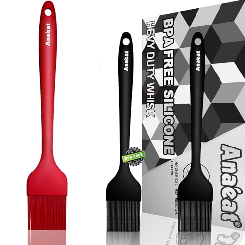 Silicone Basting Pastry Brushes Set