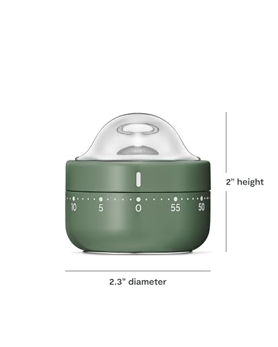 Mechanical Kitchen Timer (Sage)